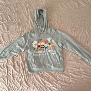 Cactus Plant Flea Market SpongeBob SquarePants Gray Hoodie